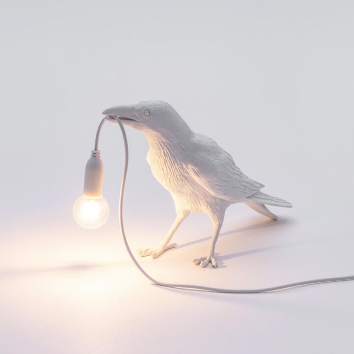 Bird Lamp Waiting настольная лампа, Seletti