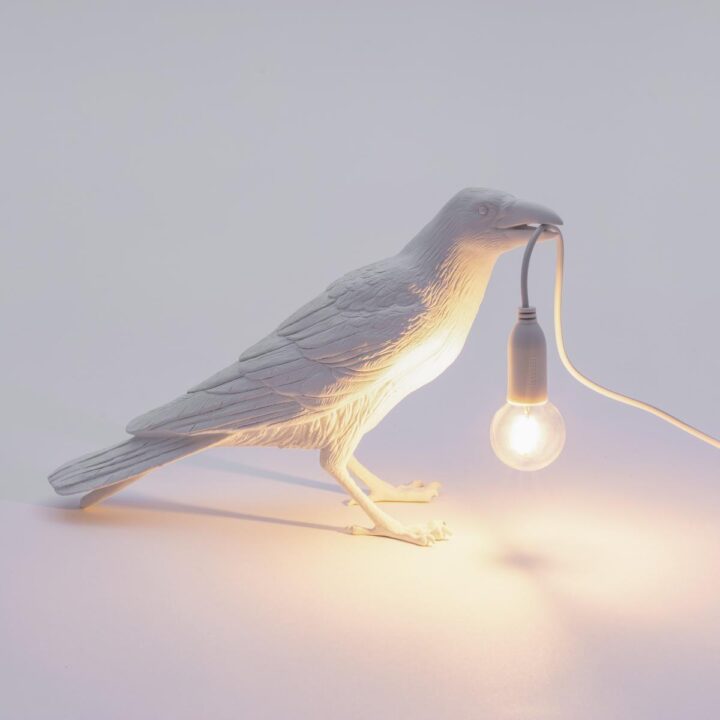 Bird Lamp Waiting настольная лампа, Seletti