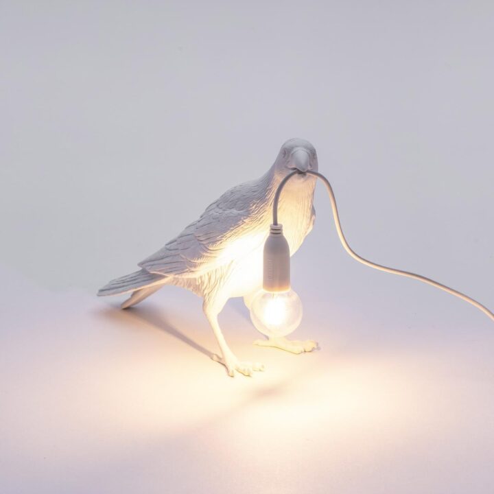 Bird Lamp Waiting настольная лампа, Seletti