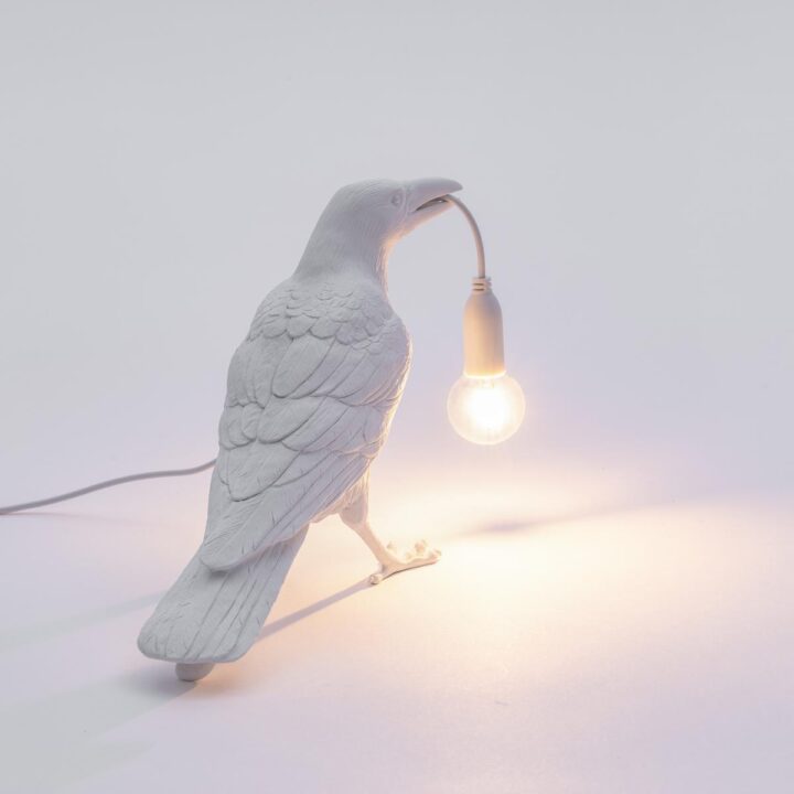 Bird Lamp Waiting настольная лампа, Seletti