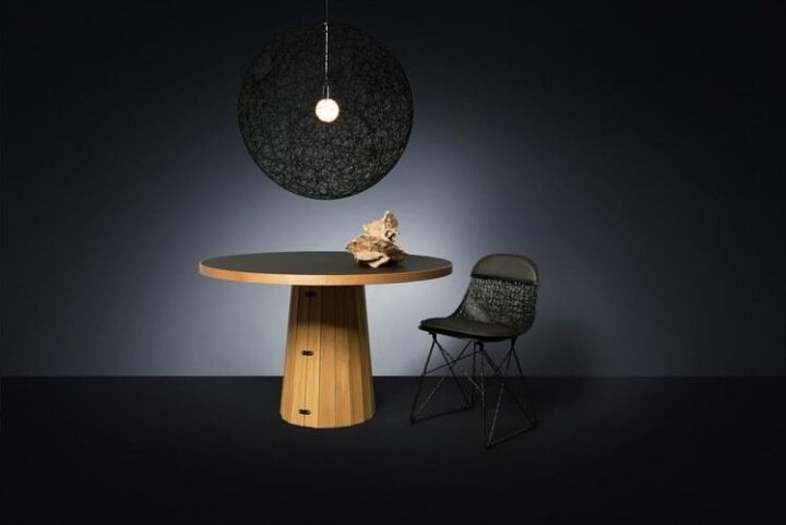 Container Table Bodhi Round 120 140 кухонный стол, Moooi