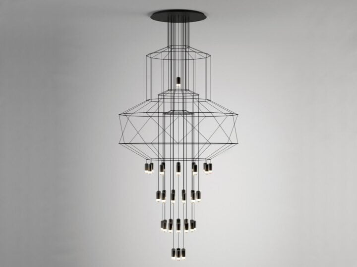 Wireflow Chandelier 0374 подвесной светильник, Vibia