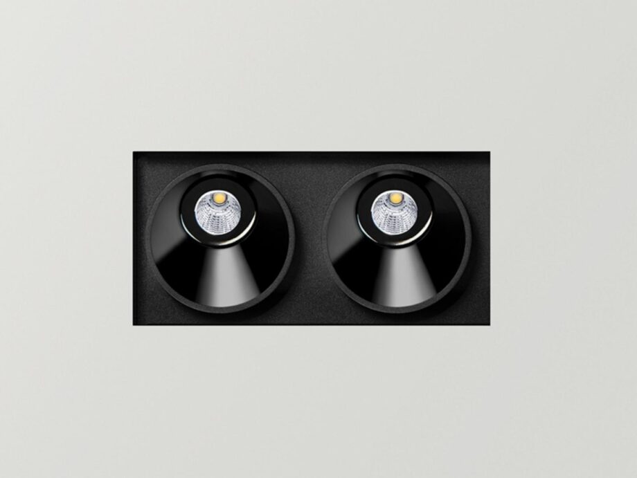 Black Foster Asymmetric Trimless 2 спот Arkoslight