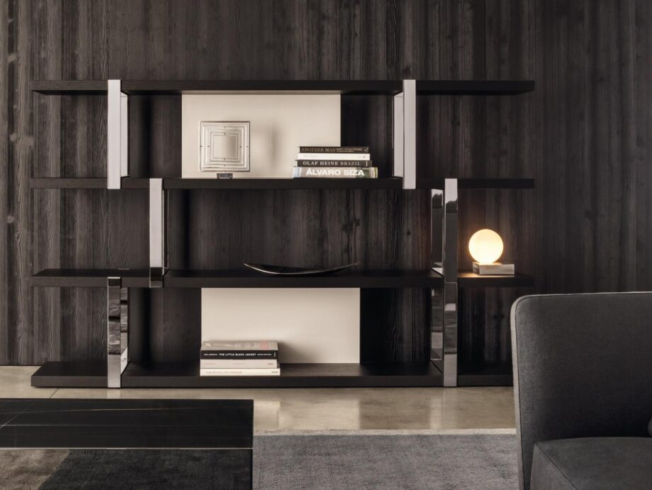 Dalton Chrome книжный шкаф Minotti