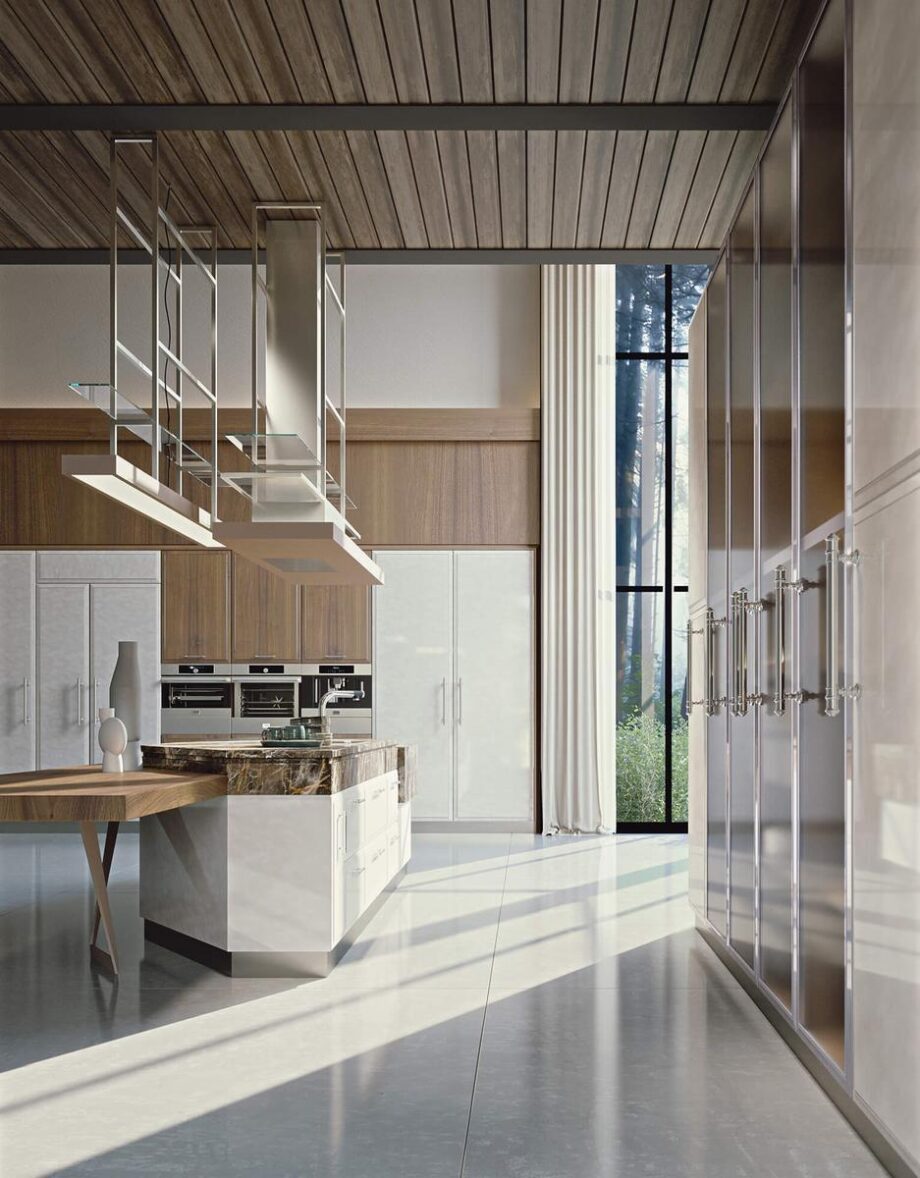 Essenza Supernatural Pearl And Walnut кухня Martini Interiors