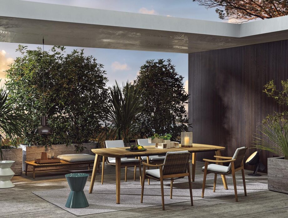 Fynn Outdoor уличный стул Minotti