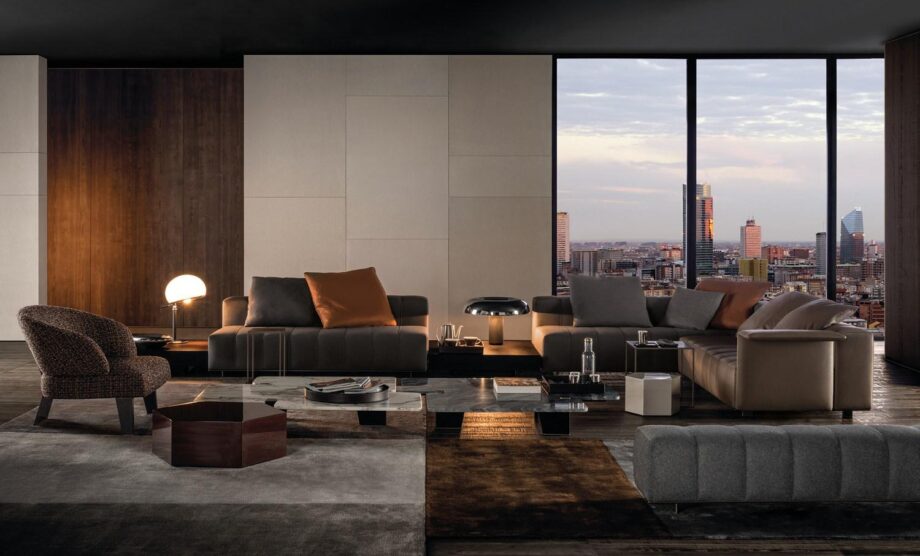 Freeman Lounge диван Minotti