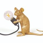 Mouse Lamp Gold — Mac