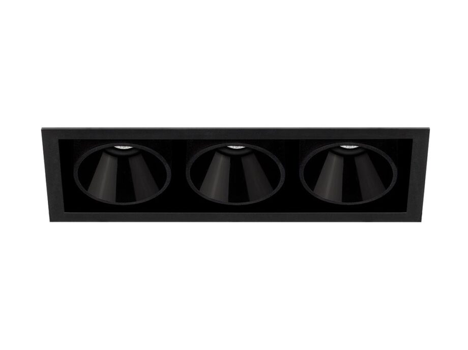 Black Foster Recessed 3 спот Arkoslight