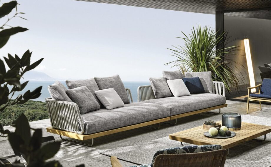 Sunray уличный диван Minotti