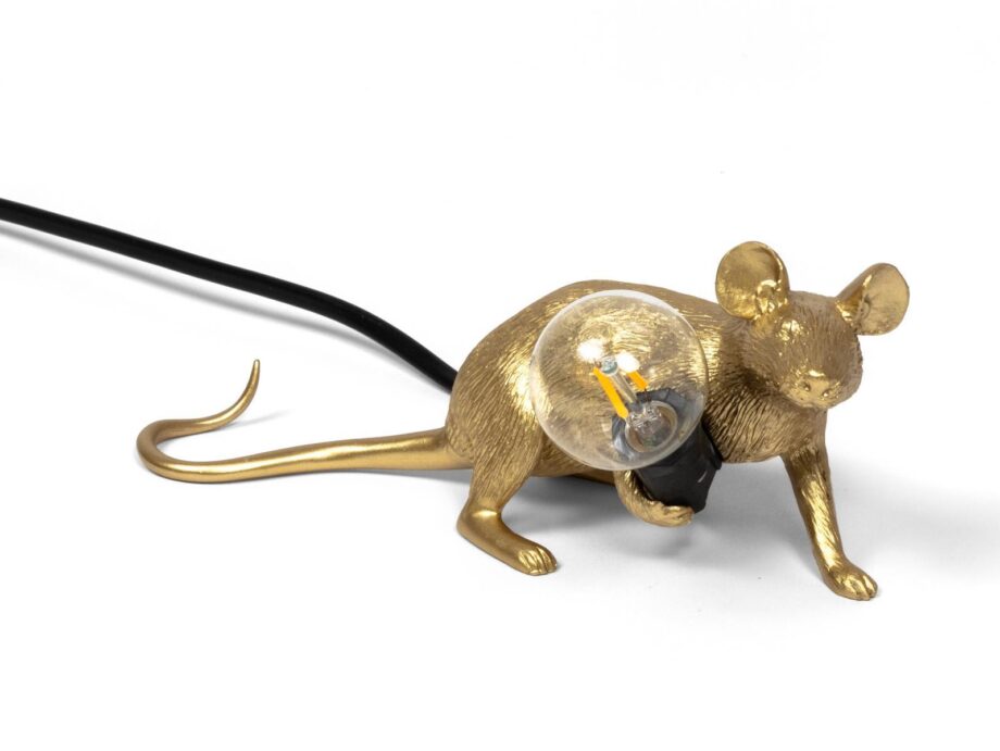 Mouse Lamp Gold Lop настольная лампа Seletti