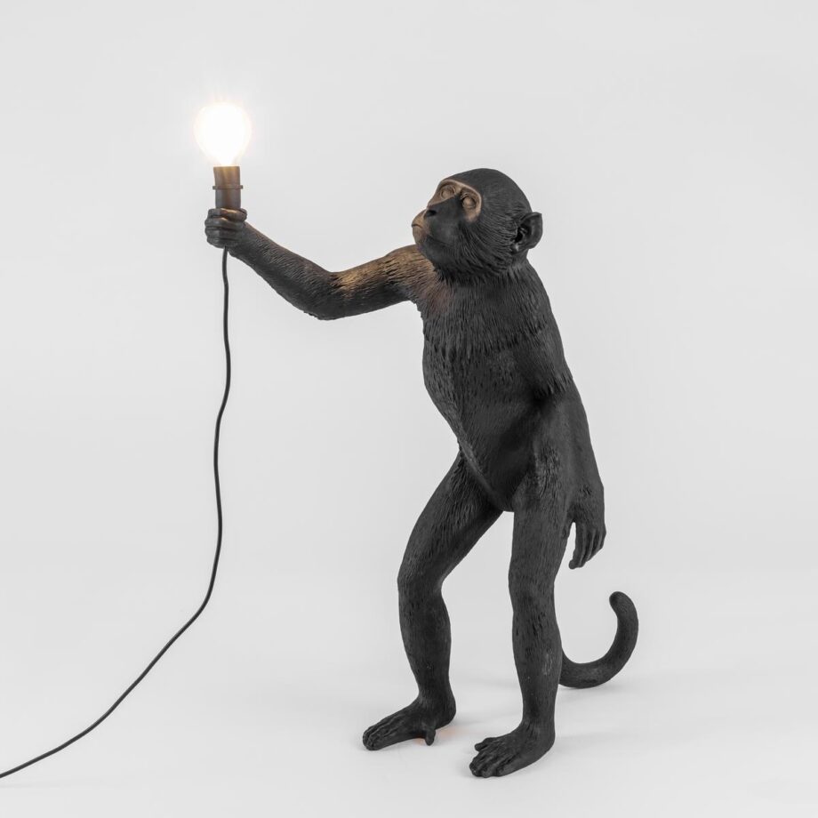 The Monkey Lamp Black Standing уличный торшер Seletti