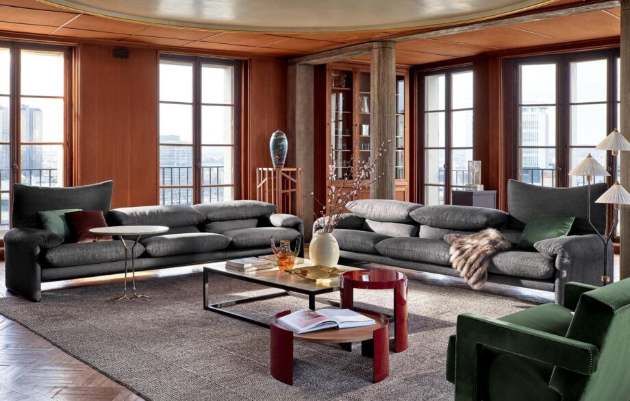 675 Maralunga Maxi / 40 Maxi диван Cassina
