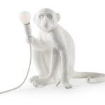 The Monkey Lamp Sitting