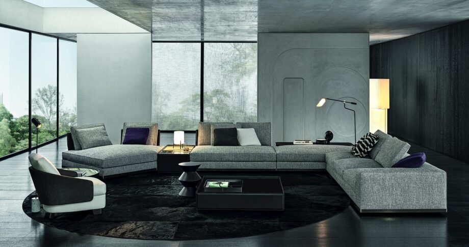 West Saddle Hide диван Minotti