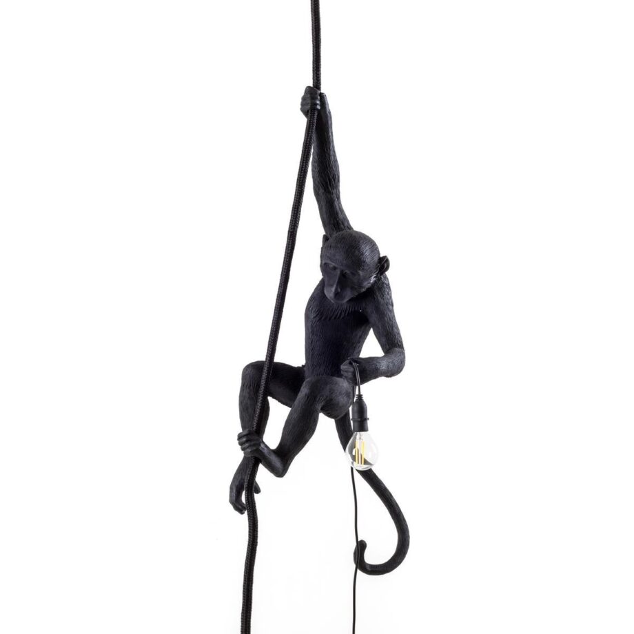 The Monkey Lamp Black Ceiling уличный подвесной светильник Seletti