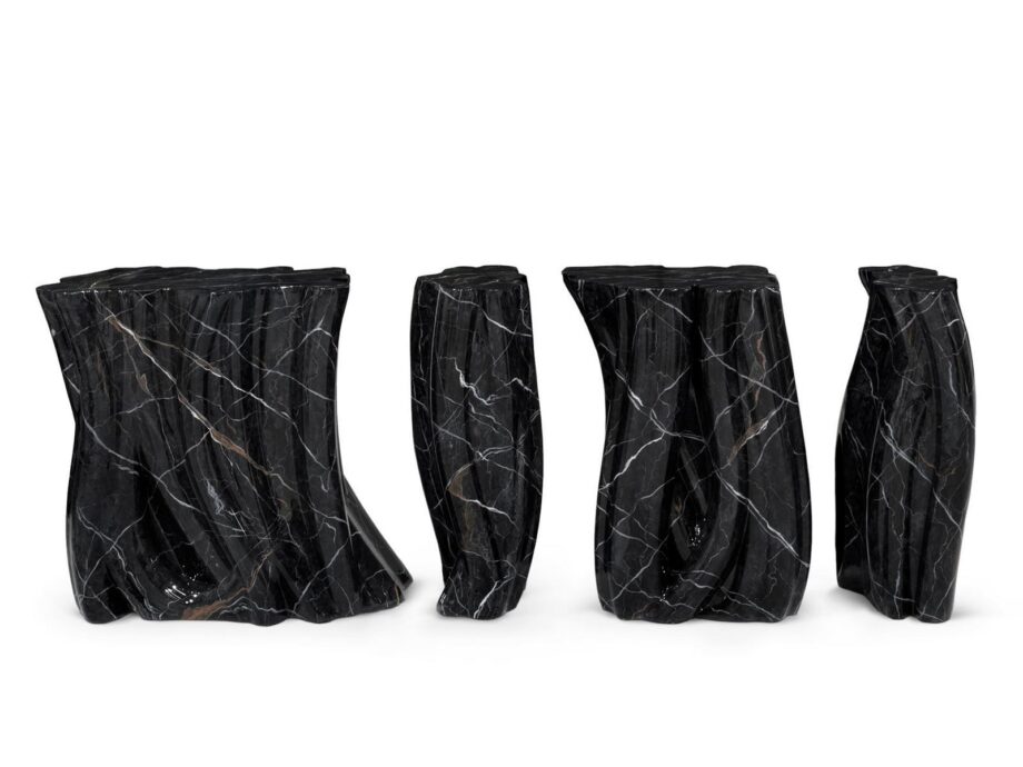 Monochrome Faux Marble консоль Boca Do Lobo
