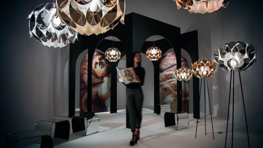 Flora Medium Silver подвесной светильник Slamp