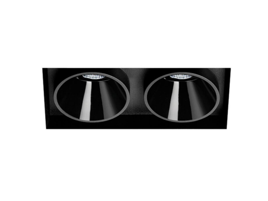 Black Foster Asymmetric Trimless 2 спот Arkoslight