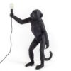 The Monkey Lamp Black Standing