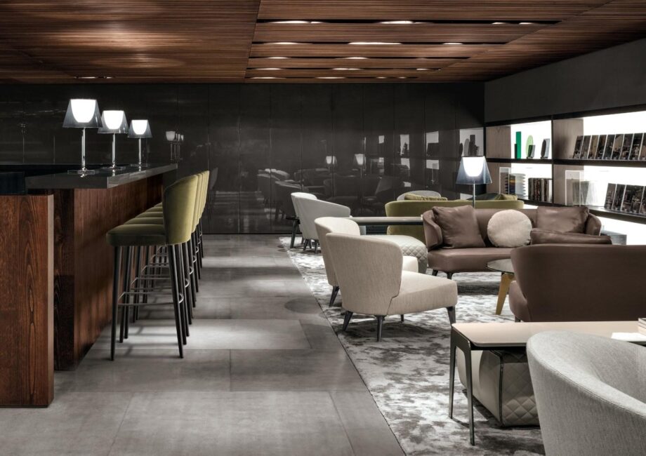 Aston барный стул Minotti