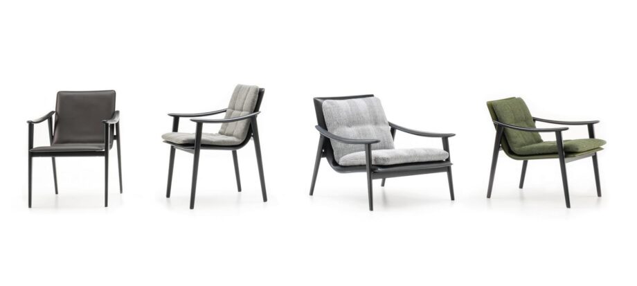 Fynn Saddle Hide стул Minotti