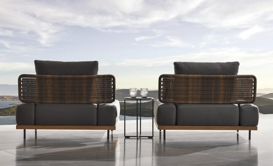 Quadrado уличный диван Minotti