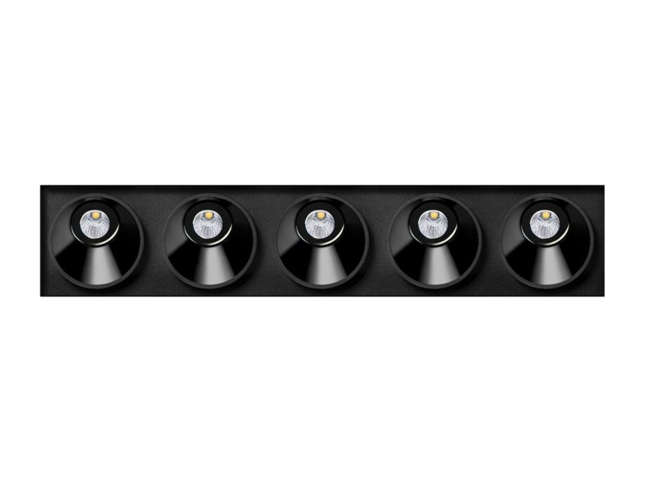Black Foster Asymmetric Trimless 5 спот Arkoslight