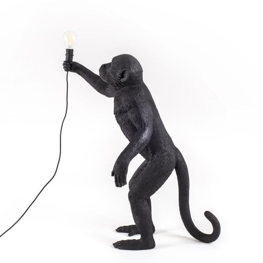 The Monkey Lamp Black Standing уличный торшер Seletti