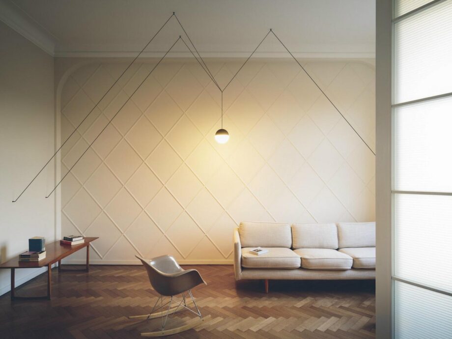 String Light Sphere Head подвесной светильник Flos