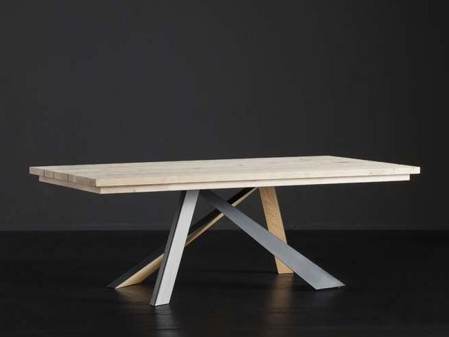 Madrid + Metal/legno стол Altacorte