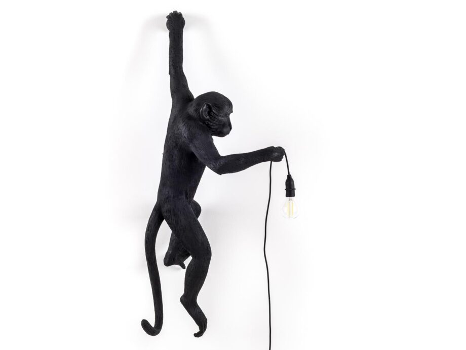 The Monkey Lamp Black Hanging уличный настенный светильник Seletti