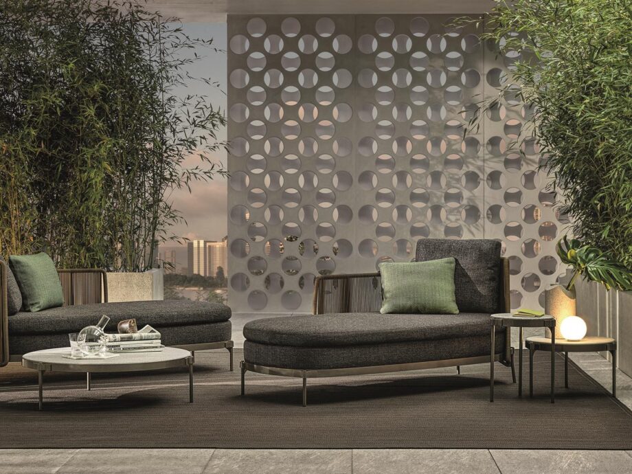 Tape Cord Outdoor уличный столик Minotti