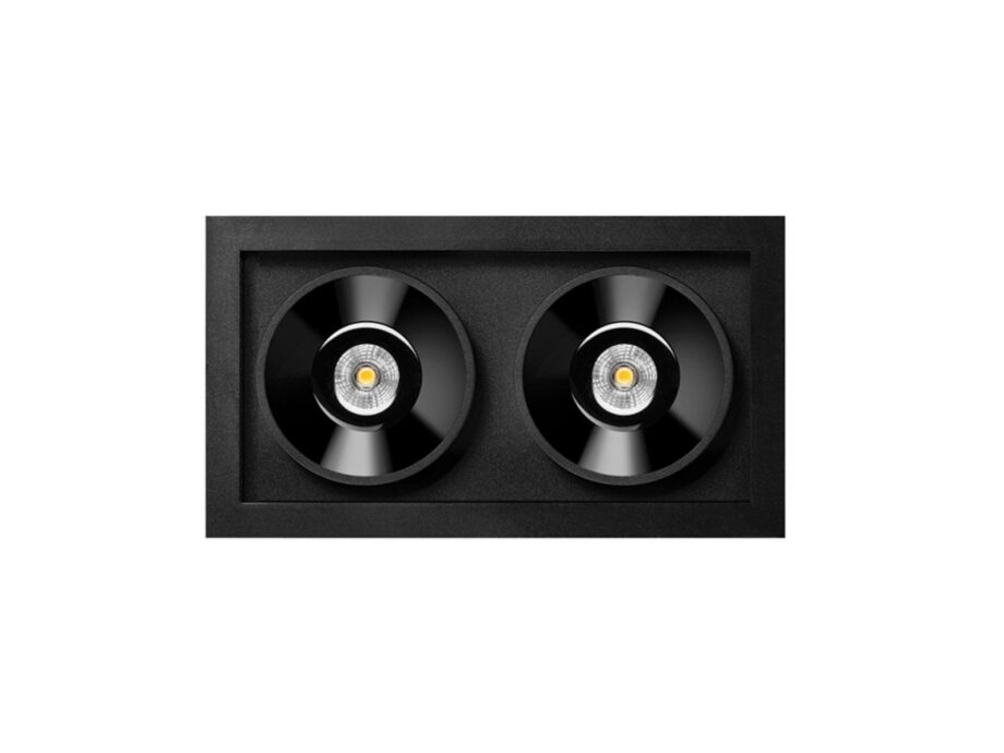 Black Foster Recessed 2 спот Arkoslight
