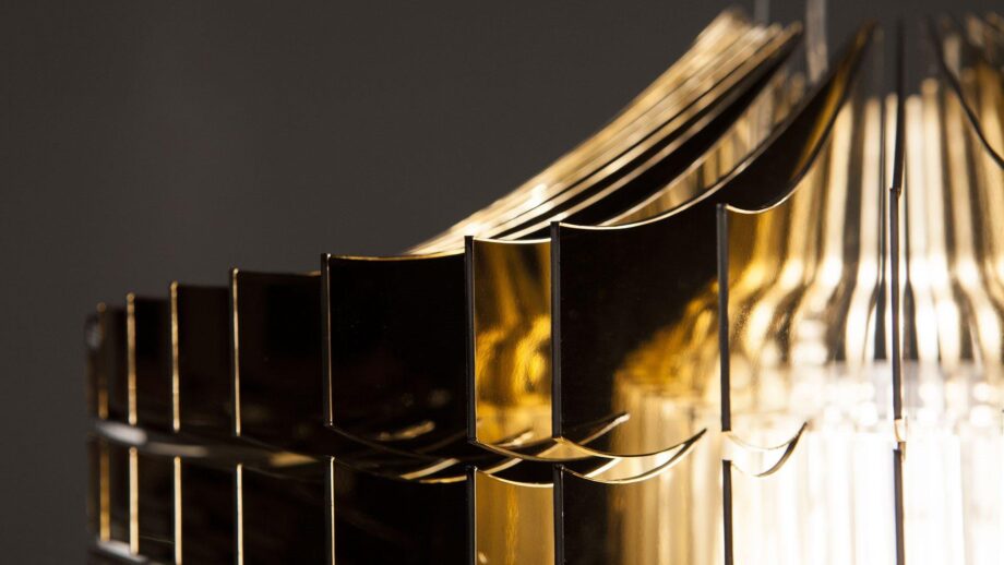 Aria Gold подвесной светильник Slamp