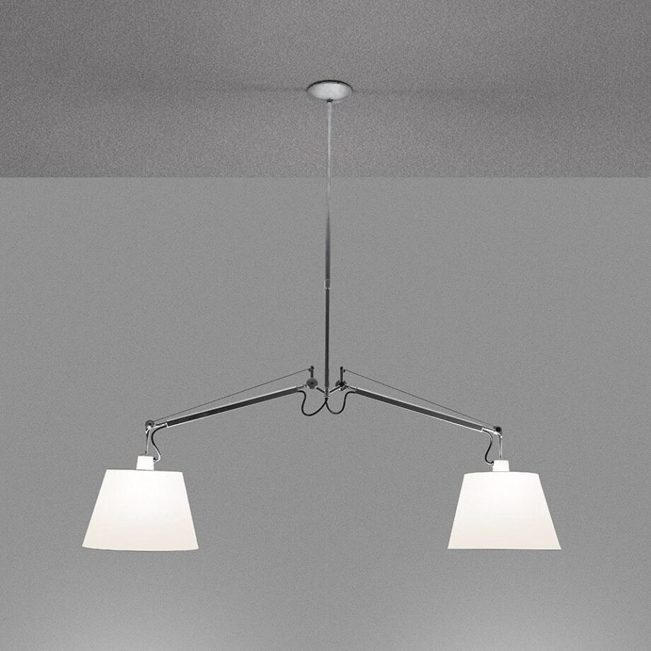 Tolomeo Basculante Suspension 2 Bracci подвесной светильник Artemide