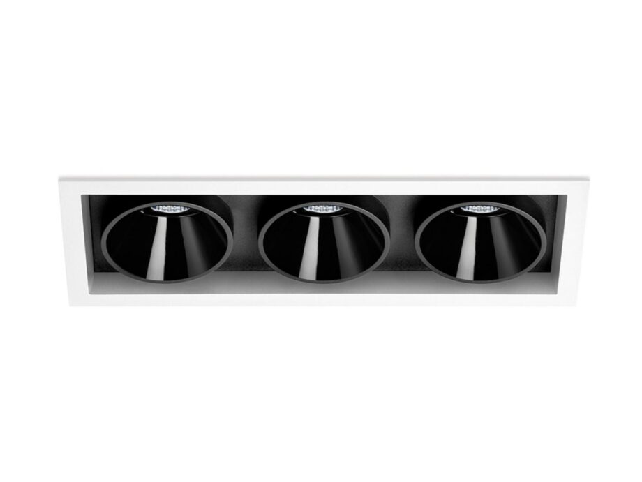 Black Foster Asymmetric Recessed 3 спот Arkoslight