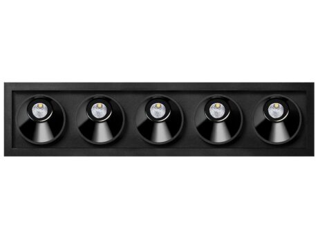 Black Foster Asymmetric Recessed 5