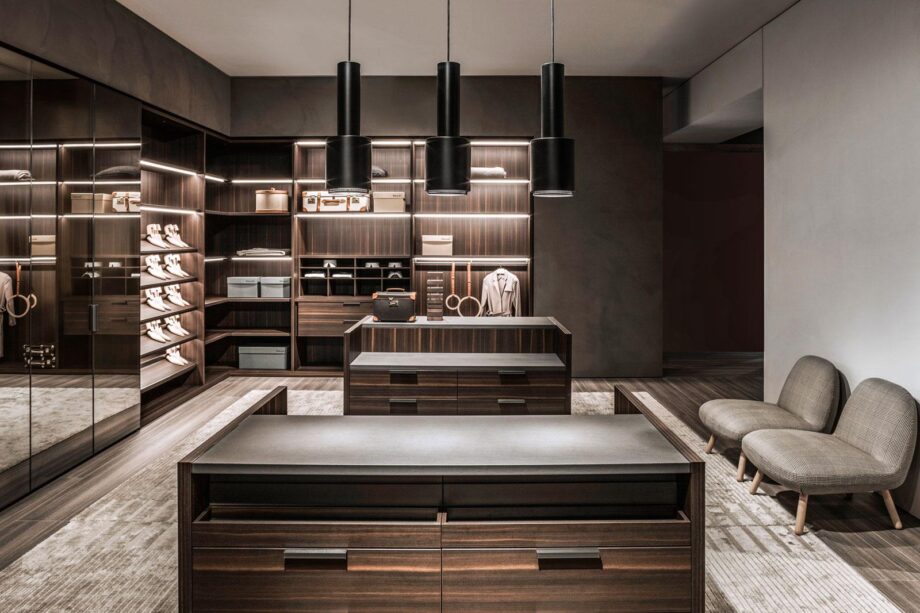 Gliss Walk In гардеробная Molteni