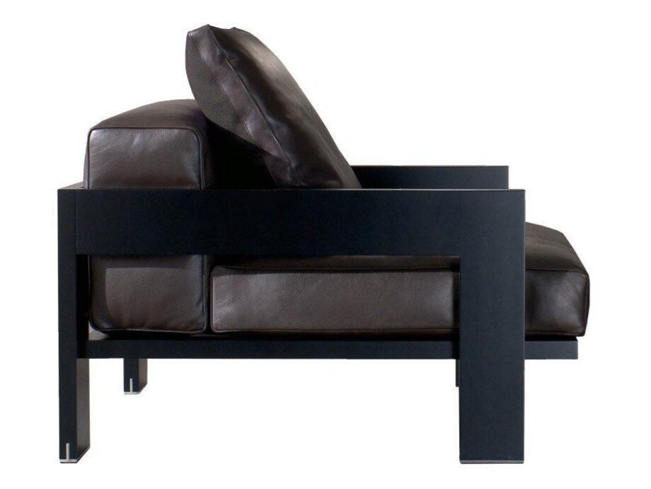 Alison Black Lac. Armchair кресло Minotti