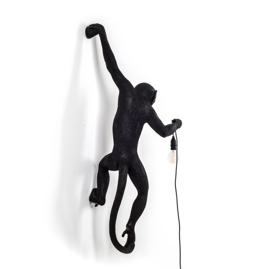 The Monkey Lamp Black Hanging уличный настенный светильник Seletti