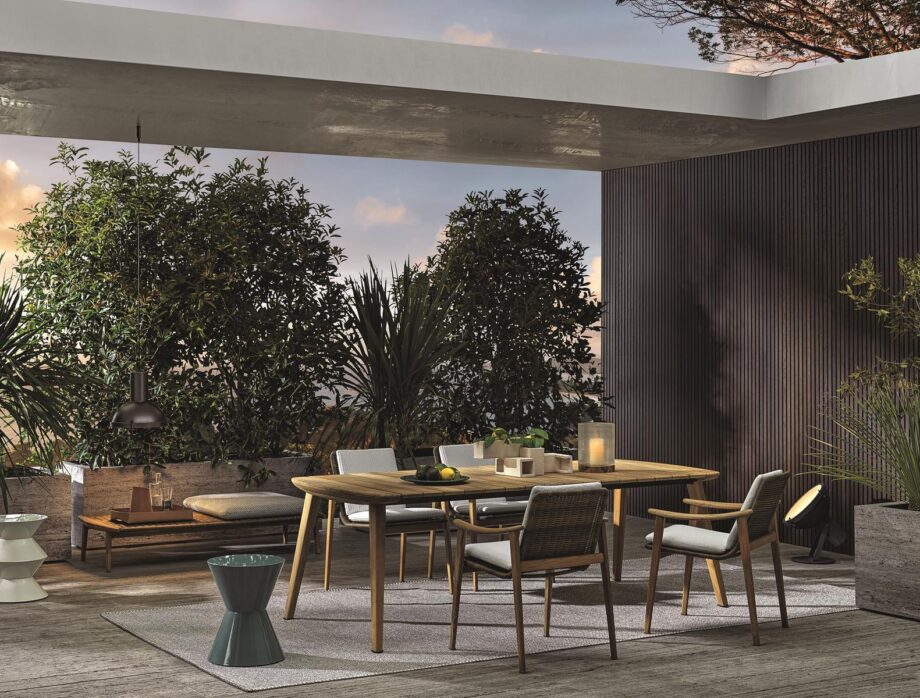 Fynn Outdoor уличный стол Minotti
