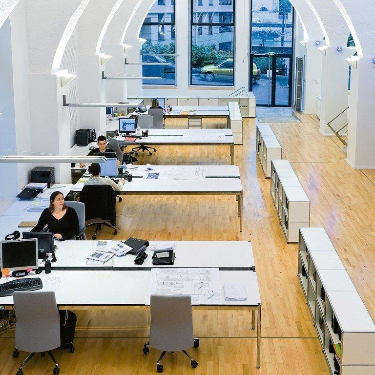 Haller Table For Shared Workstations офисный стол Usm