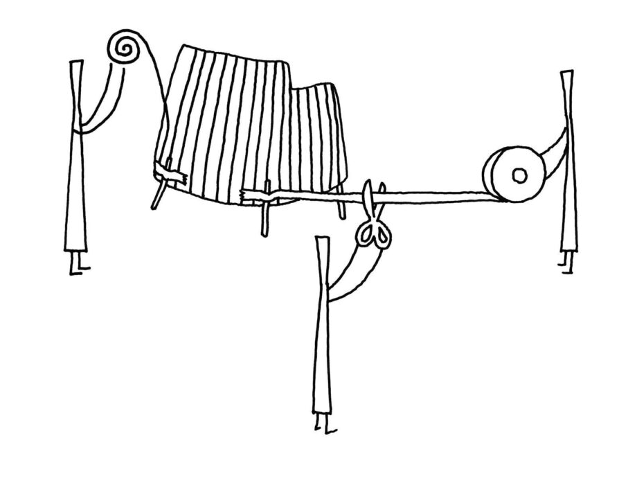 Tape Cord Outdoor уличный диван Minotti