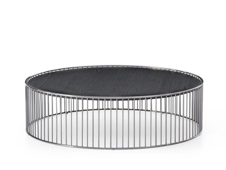 Caulfield Black Nichel журнальный стол Minotti