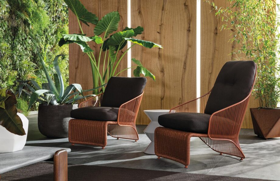 Colette Outdoor уличное кресло Minotti