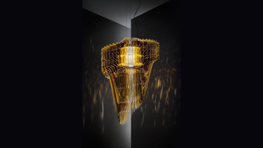 Aria Gold подвесной светильник Slamp