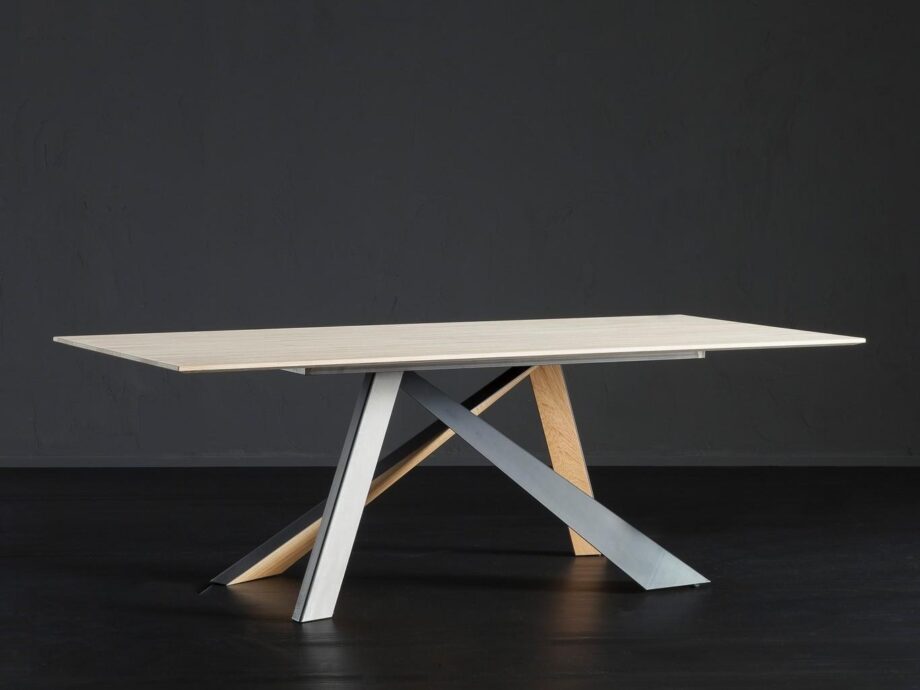 Barcellona + Metal/legno стол Altacorte
