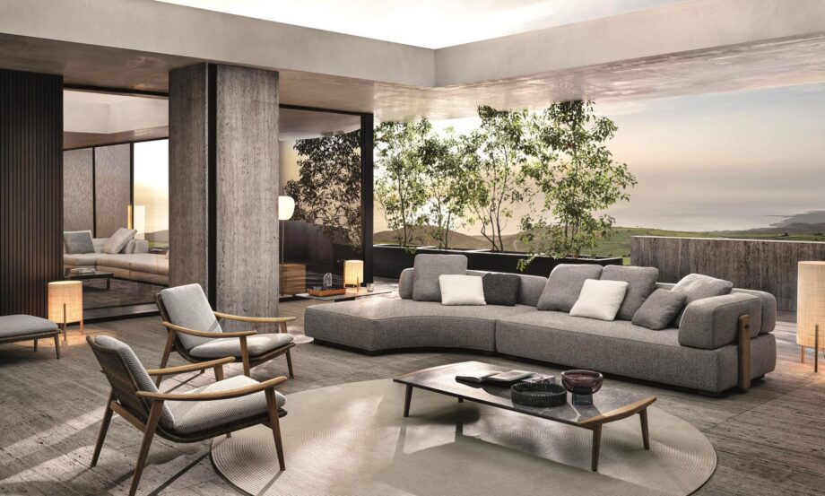 Florida уличный диван Minotti