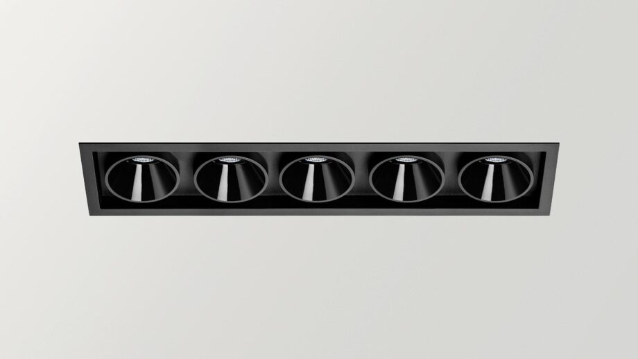 Black Foster Recessed 5 спот Arkoslight
